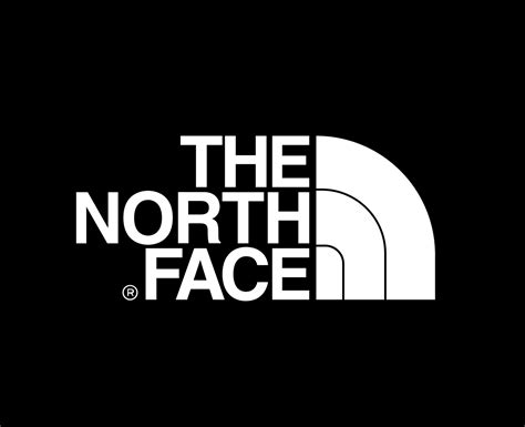 The North Face Brand Logo White Symbol Clothes Design Icon Abstract ...