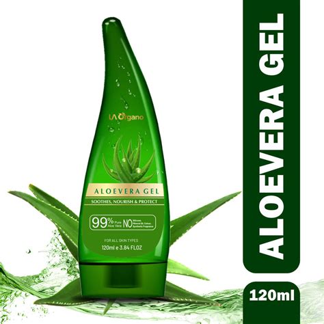 Aloe Vera Gel for Face and Hair - LA Organo