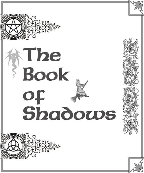 Book of Shadows cover page 2 by Sandgroan on DeviantArt