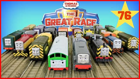 THOMAS AND FRIENDS THE GREAT RACE #76 | TRACKMASTER DIESEL ENGINES ...