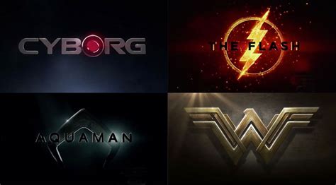 Brand New: DC Comics Movie Logos