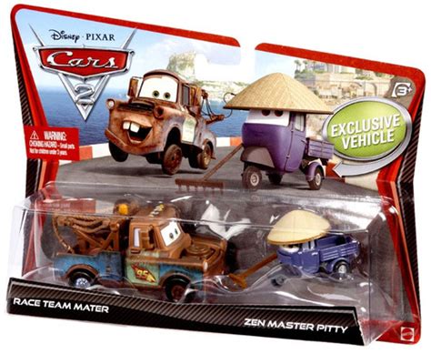 Disney Pixar Cars Cars 2 Race Team Mater Zen Master Pitty 155 Diecast ...