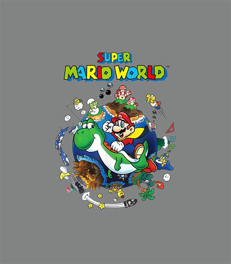 Super Mario World Yoshi Mario Around The World Digital Art by Millix ...