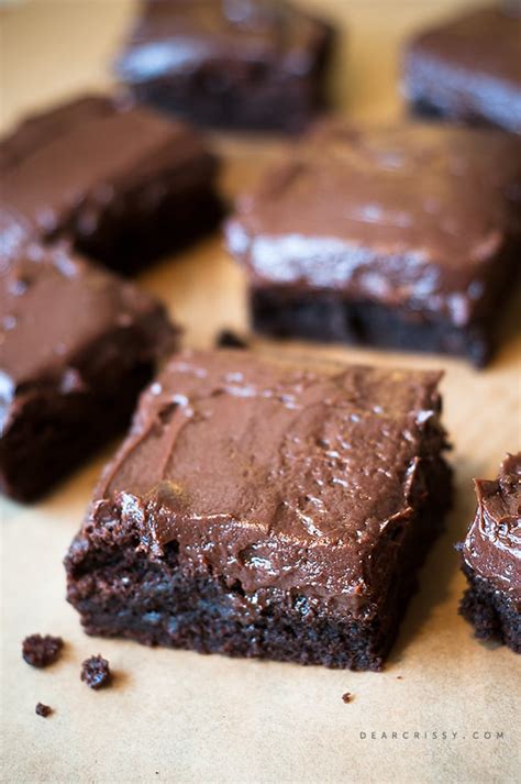 Fudgy Brownies with Chocolate Cream Cheese Frosting