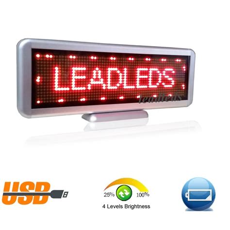 Car Sign Programmable Message Sign Moving Scrolling LED Display Board ...