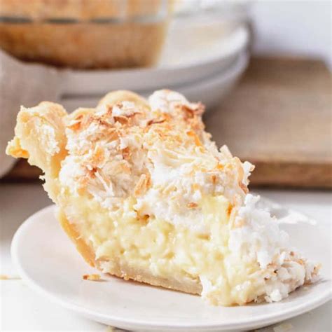 Coconut Cream Pie with Meringue - Chopnotch