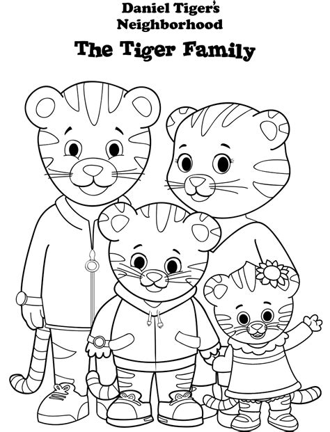 Dibujos de Daniel Tigre para colorear e imprimir– ColoringOnly.Com