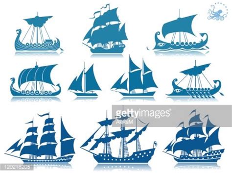 Sailing Ships Iconset Stock Clipart | Royalty-Free | FreeImages