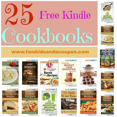 25 Free Kindle Cookbooks - Desserts, Appetizers, Smoothies, Crock-Pot ...