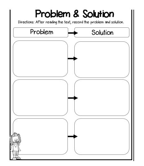 Problem And Solution Graphic Organizer Examples, 45% OFF