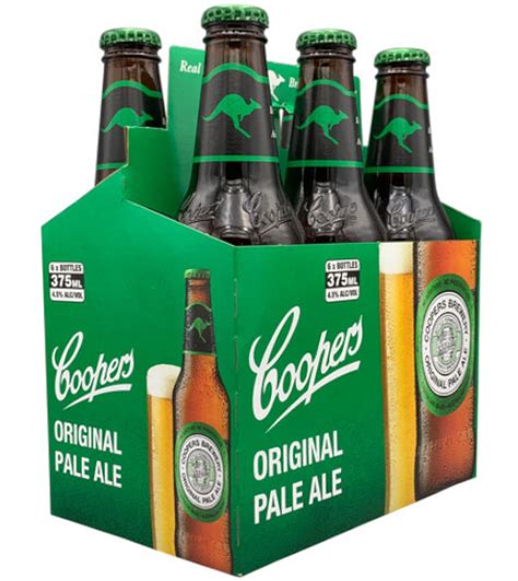 Coopers Brewery - Original Pale Ale 6pk bottle. MacArthur Beverages