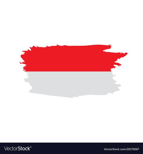 Indonesia flag Royalty Free Vector Image - VectorStock