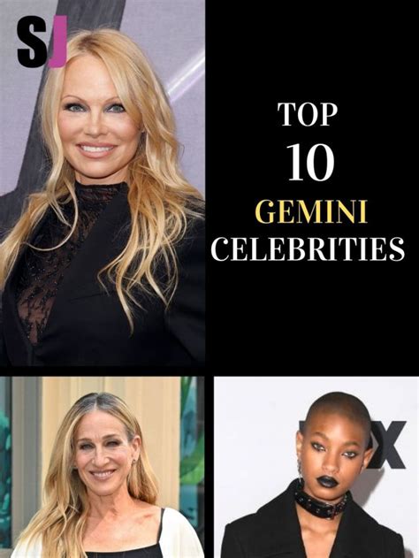 Top 10 Gemini Celebrities