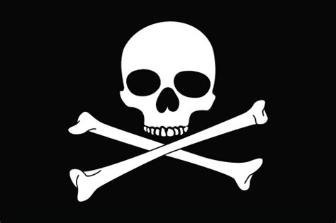 Skull and Crossbones Flag 2 - Free Printable Flags