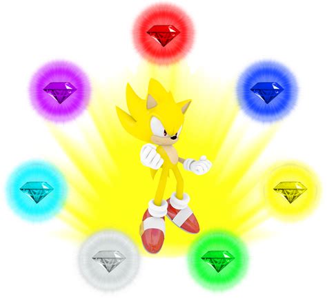 Super Sonic with Chaos Emeralds (2) by Banjo2015 on DeviantArt