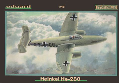 Heinkel HE-280 Model Kit by Eduard