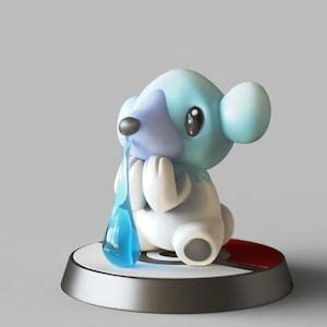 Beartic Ice Pokemon Statue Figure Hand Painted 3D Printed Nintendo ...