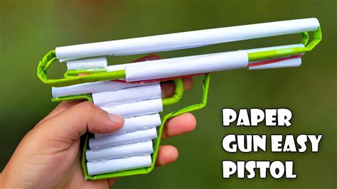 Origami Easy Gun That Shoots Paper Bullets: A Step-by-Step Guide – easy ...