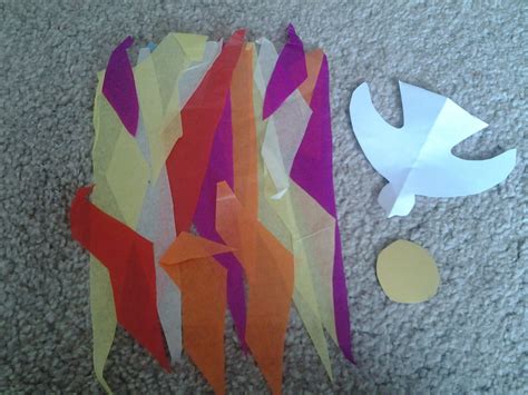 Flame: Creative Children's Ministry: Descending dove suncatcher ...