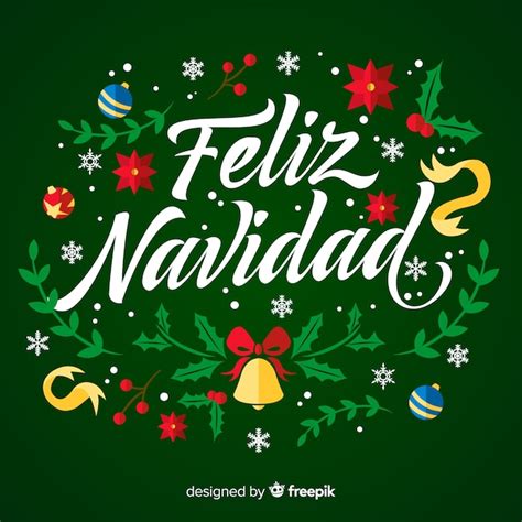 Feliz navidad letras com ornamentos | Vetor Grátis