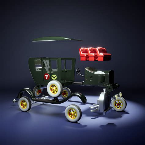 The Ant hill mob car 3D model 3D printable | CGTrader