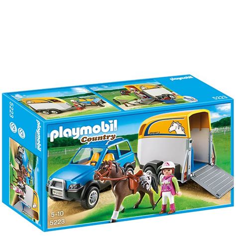 Playmobil Horse Farm SUV with Horse Trailer (5223) Toys | TheHut.com