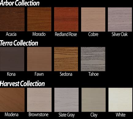 azek-deck-colors | Ironstone Building Materials and Supplies