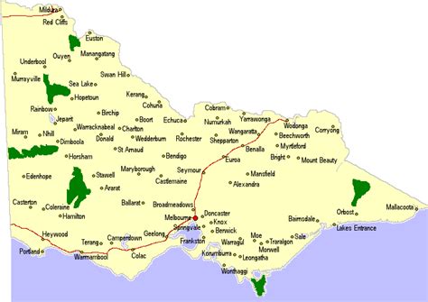 Victoria Map Pictures | Map of Australia Region Political