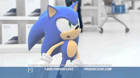 Progressive Insurance - Sonic The Hedgehog - YouTube