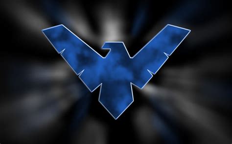 Nightwing Logo Wallpaper - WallpaperSafari