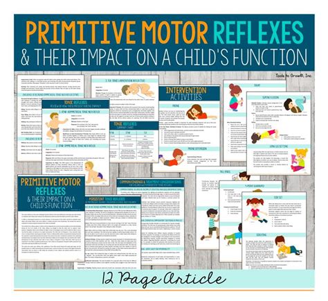 Primitive Motor Reflexes & Their Impact on a Child's Function ...