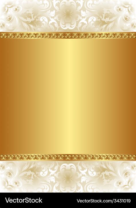 Golden background Royalty Free Vector Image - VectorStock