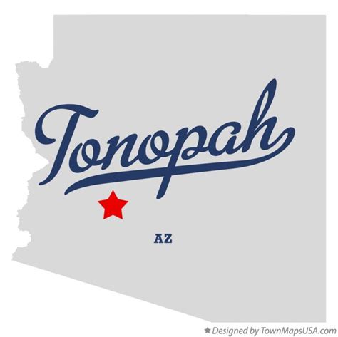 Map of Tonopah, AZ, Arizona