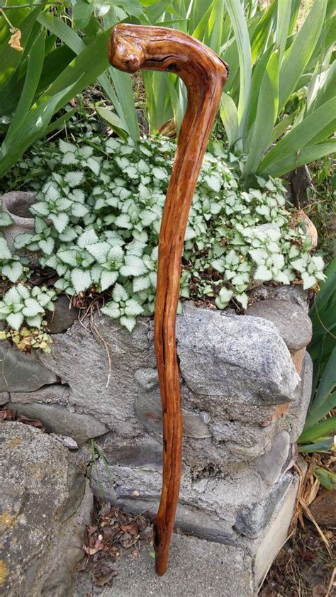 Rustic, Natrually Curved, Walking Cane | Walking canes, Walking sticks ...