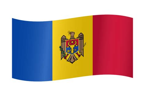 Moldova flag emoji - Country flags