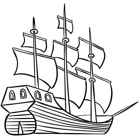 Mayflower Ship Craft Stamp - Simply Stamps