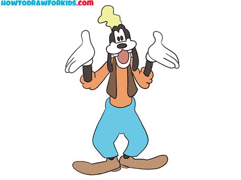 How to Draw Goofy - Easy Drawing Tutorial For Kids