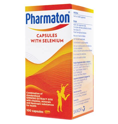 Our Products - Pharmaton® Vitamins with Selenium for Adults