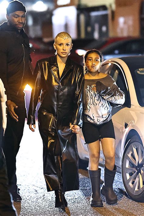 North West Holds Hands With Stepmom Bianca Censori At Kanye’s Birthday ...