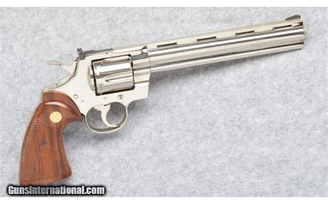 Colt Python 8 Inch Nickel in 357 Mag