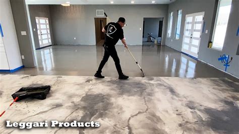 How To Install Epoxy Floors In A 2000 sq ft Home | Step By step ...