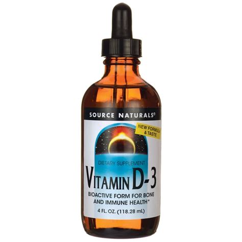 Source Naturals Vitamin D-3 4 fl oz (118.28 mL) Liquid - Swanson Health ...