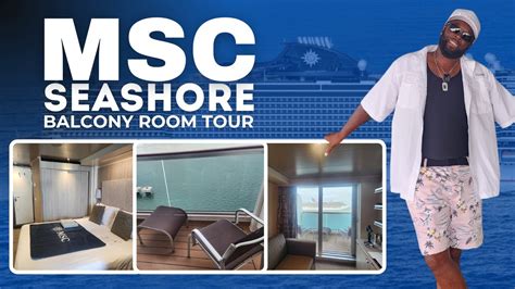 MSC Seashore Cruise Ship Balcony Room 11195 Tour + Features and Tips ...