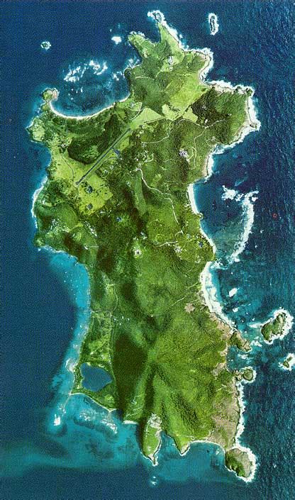 Aerophoto Map of Mustique (St.Vincent and The Grenadines)