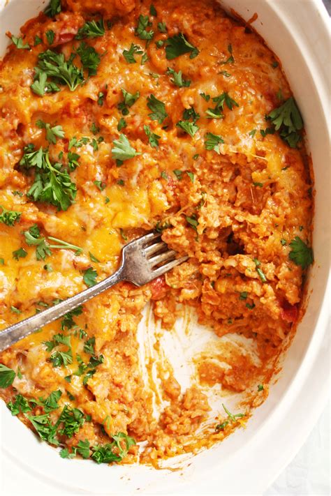 Cheesy Mexican Rice Casserole