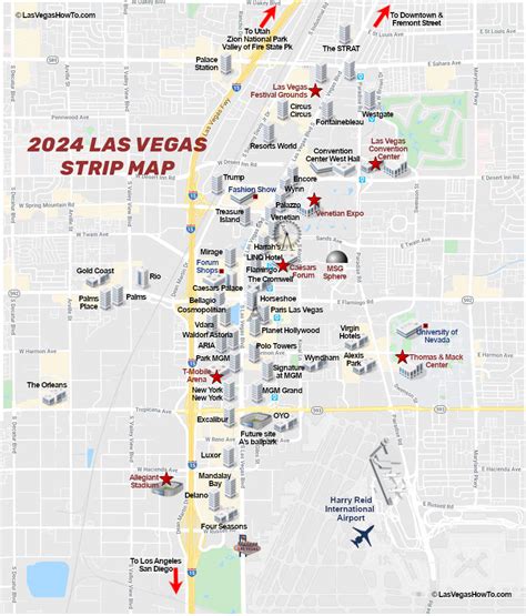 Top 7 map of las vegas strip 2022