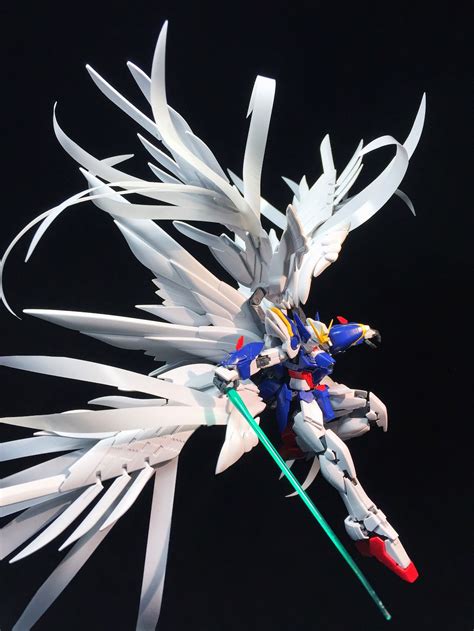 GUNDAM GUY: RG 1/144 Wing Gundam Zero Custom EW 'Extra Feather ...