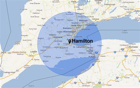 Hamilton Ontario Map | World Map 07