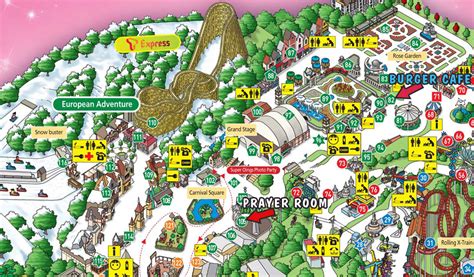 Everland South Korea Map