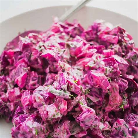 Beetroot Salad Dip With Greek Yogurt (Patzarosalata) - Real Greek Recipes